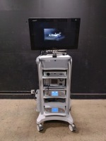 ARTHREX ENDOSCOPY SYSTEM TO INCLUDE AR-3200 SYNERGY UHD4 4K VISION LED CAMERA CONTROL UNIT, AR-6480 DUAL WAVE ARTHROSCOPY PUMP, AR-8305 SYNERGY RESECTION SHAVER CONSOLE, AR-3290 SYNERGY INSUFFLATION, SAMSUNG TABLET & SYNERGY UHD4 4K ULTRA HD MONITOR ON C