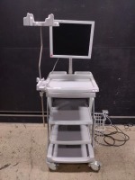 FUJINON ENDOSCOPY CART WITH MONITOR