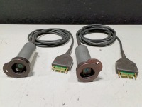 LOT OF (2) VISTA MEDICAL TECHNOLOGIES 8190 STEREOSCOPE CAMERA HEAD & COUPLERS