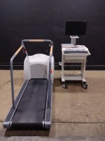 GE CASE STRESS TEST WORKSTATION WITH T2100 TREADMILL