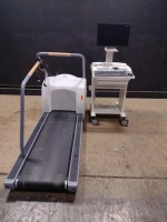 GE CASE STRESS TEST WORKSTATION WITH T2100 TREADMILL