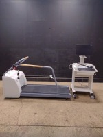 GE CASE STRESS TEST WORKSTATION WITH T2100 TREADMILL