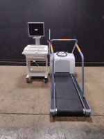GE CASE STRESS TEST WORKSTATION WITH T2100 TREADMILL