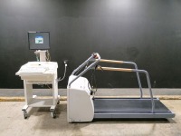 GE CASE STRESS TEST WORKSTATION WITH T2100 TREADMILL