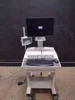 GE CASE STRESS TEST WORKSTATION WITH SUNTECH TANGO M2 PATIENT MONITOR