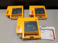 LOT OF (3) MEDTRONIC/PHYSIO-CONTROL LIFEPAK 500 AEDS