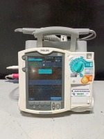 PHILIPS HEARTSTART MRX DEFIB WITH PACING, 3 LEAD ECG, SPO2, NIBP, ANALYZE, PADDLES, BATTERIES