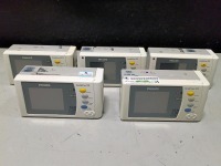 LOT OF (5) PHILIPS INTELLIVUE X2 PATIENT MONITORS