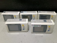 LOT OF (5) PHILIPS INTELLIVUE X2 PATIENT MONITORS