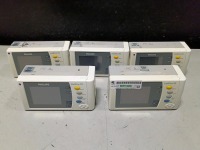 LOT OF (5) PHILIPS INTELLIVUE X2 PATIENT MONITORS
