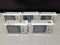 LOT OF (5) PHILIPS INTELLIVUE X2 PATIENT MONITORS