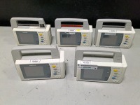 LOT OF (5) PHILIPS INTELLIVUE X2 PATIENT MONITORS