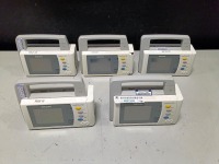 LOT OF (5) PHILIPS INTELLIVUE X2 PATIENT MONITORS