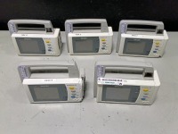 LOT OF (5) PHILIPS INTELLIVUE X2 PATIENT MONITORS