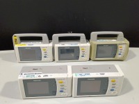 LOT OF (5) PHILIPS INTELLIVUE X2 PATIENT MONITORS