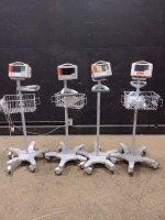 LOT OF (4) CASMED 750 PATIENT MONITORS
