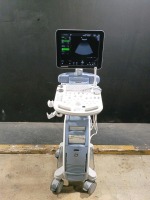 GE VOLUSON P8 ULTRASOUND MACHINE WITH 2 PROBES (4C RS, IC9-RS) (SERIAL# VP8001941) (DOM: 3/2017)