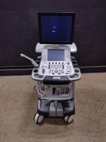 GE VIVID E9 ULTRASOUND MACHINE WITH 1 PROBE (IC5-9-D) (SERIAL# VE96073) (DOM: 9/2013)