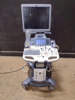 GE LOGIQ S7 EXPERT ULTRASOUND MACHINE WITH 3 PROBE (9L-D, M6C, RIC 6-12-D) (SERIAL# 225677SU4) (DOM:8/2013)