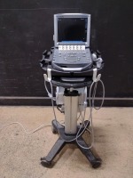 SONOSITE M-TURBO PORTABLE ULTRASOUND MACHINE WITH 2 PROBES (L25, P21) (SERIAL# WK2VPW) (DOM: 12/2014)