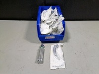 LOT OF LARYNGOSCOPE BLADES & HANDLES