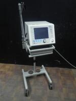 RESPIRONICS BIPAP VISION VENTILATOR ON ROLLING STAND