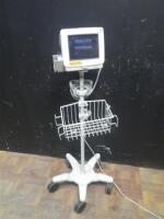 PHILIPS INTELLIVUE MP5T PATIENT MONITOR ON ROLLING STAND