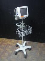 PHILIPS INTELLIVUE MP5T PATIENT MONITOR ON ROLLING STAND