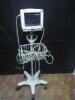 PHILIPS INTELLIVUE MP5T PATIENT MONITOR ON ROLLING STAND