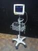 PHILIPS INTELLIVUE MP5T PATIENT MONITOR ON ROLLING STAND