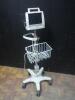 PHILIPS TELEMON PATIENT MONITOR ON ROLLING STAND