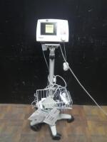 EDWARD LIFESCIENCES VIGILEO PATIENT MONITOR ON ROLLING STAND