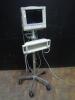 HP V24C PATIENT MONITOR ON ROLLING STAND