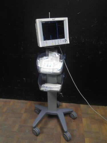 DATASCOPE PASSPORT 2 PATIENT MONITOR ON ROLLING STAND