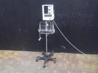 DATASCOPE ACCUTORR PLUS VITAL SIGN MONITOR ON ROLLING STAND