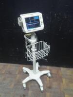 PHILIPS SURE SIGNS VS3 VITAL SIGN MONITOR ON ROLLING STAND