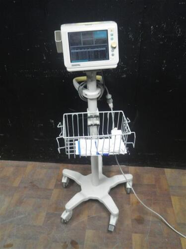 PHILIPS SURE SIGNS VS3 VITAL SIGN MONITOR ON ROLLING STAND