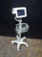 PHILIPS SURE SIGNS VS3 VITAL SIGN MONITOR ON ROLLING STAND