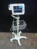 PHILIPS SURE SIGNS VS3 VITAL SIGN MONITOR ON ROLLING STAND