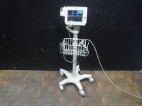 PHILIPS SURE SIGNS VS3 VITAL SIGN MONITOR ON ROLLING STAND