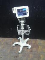 PHILIPS SURE SIGNS VS3 VITAL SIGN MONITOR ON ROLLING STAND