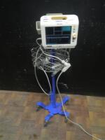 PHILIPS SURE SIGNS VS3 VITAL SIGN MONITOR ON ROLLING STAND