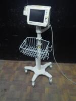 PHILIPS SURE SIGNS VS3 VITAL SIGN MONITOR ON ROLLING STAND