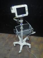 PHILIPS SURE SIGNS VS3 VITAL SIGN MONITOR ON ROLLING STAND