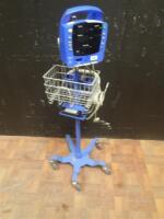 GE PROCARE 300 VITAL SIGN MONITOR ON ROLLING STAND