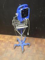 GE PROCARE 300 VITAL SIGN MONITOR ON ROLLING STAND