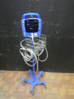 GE PROCARE 100 VITAL SIGN MONITOR ON ROLLING STAND