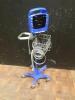 GE PROCARE VITAL SIGN MONITOR ON ROLLING STAND