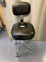 PEDIGO EXAM STOOL W/ BACK