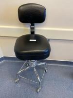 PEDIGO EXAM STOOL W/ BACK